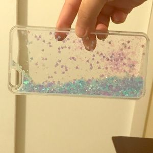 Blue sparkly iPhone case for iPhone 6 Plus & 6s P